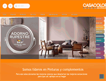Tablet Screenshot of casacolor.com.bo